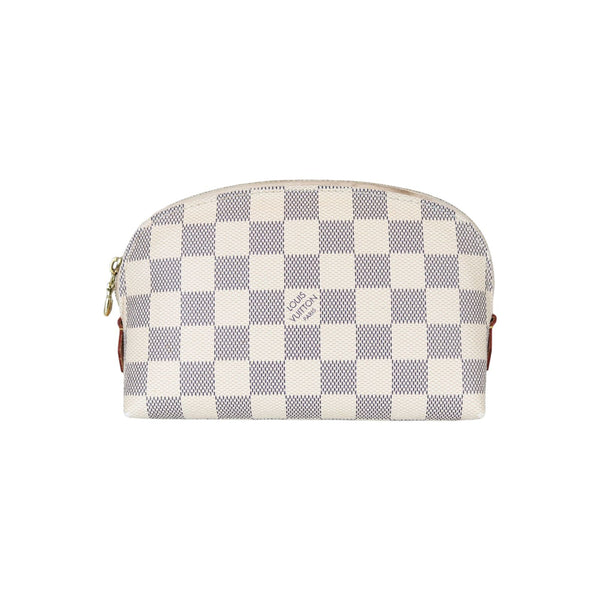 Toiletry Pouch On Chain Damier Azur - Women - Small Leather Goods