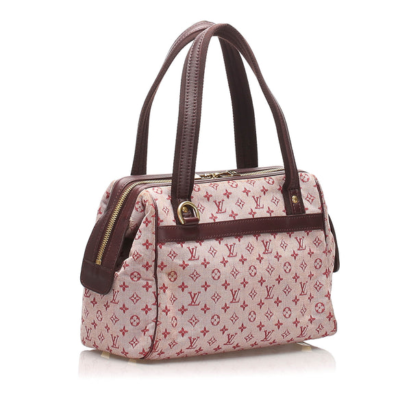 The Monogram Square in Cream Cherry + Everyday Tote Bag in Pink