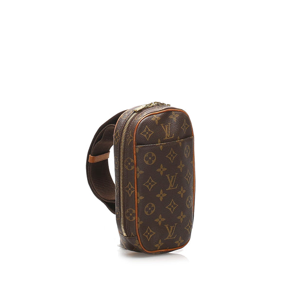 Louis Vuitton Monogram Canvas Pochette Gange Body Bag Belt Bag Fanny Pack