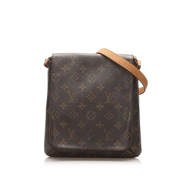 RvceShops Revival, Brown Louis Vuitton Monogram Musette Tango Short Strap  Shoulder Bag