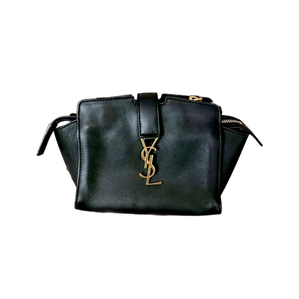 Saint Laurent Toy Ysl Cabas Bag in Natural