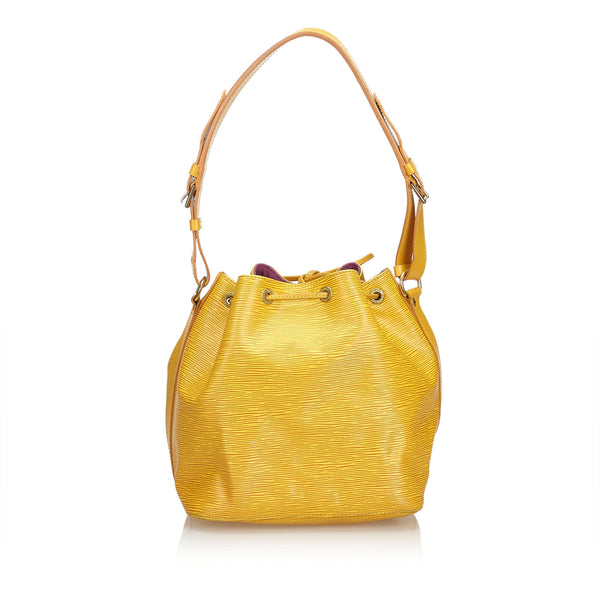 LOUIS VUITTON: Bucket Gm Noe Yellow Epi Leather Shoulder Bag