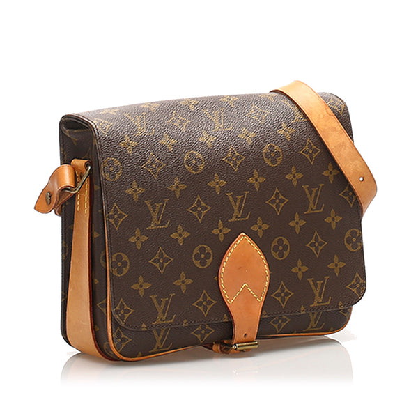 Louis Vuitton Monogram Cartouchiere GM Crossbody Bag Leather ref.393448 -  Joli Closet