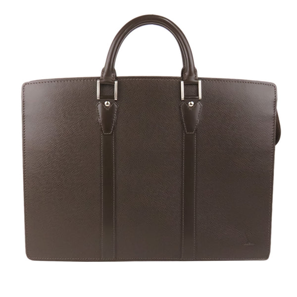 LOUIS VUITTON Taiga Lozan Briefcase Grizzli 229682