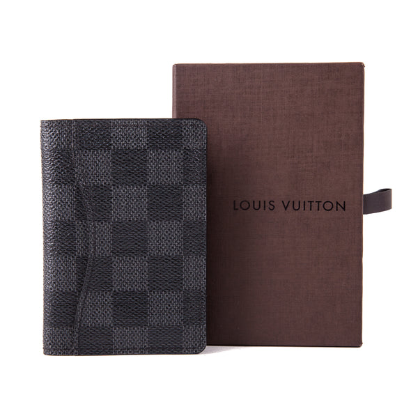 Louis Vuitton Damier Graphite Large Card Holder Wallet Case Insert