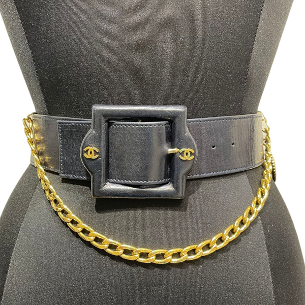 Llife LEATHER CHAIN BELT - ベルト