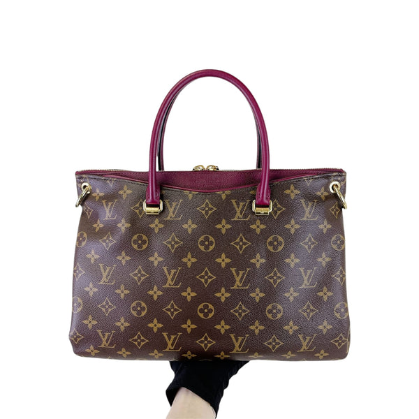  Louis Vuitton, Womens Pre-Loved Purple Monogram Canvas Pallas,  Purple, One Size : Luxury Stores