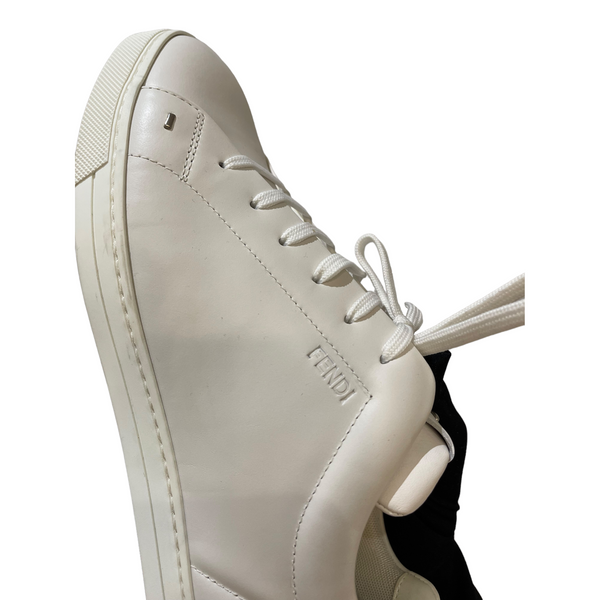 Fendi white leather on sale sneakers