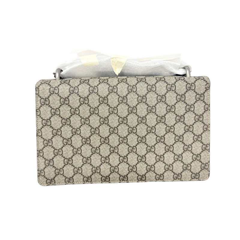 Dionysus Small Shoulder GG Supreme Monogram Beige RHW