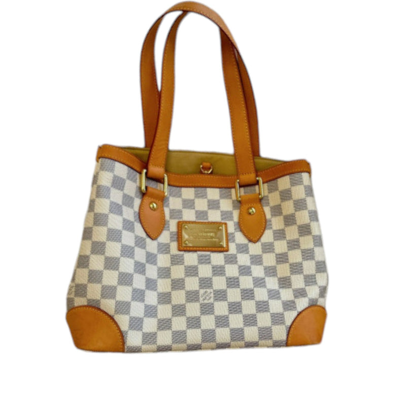 Hampstead PM Damier Azur White GHW