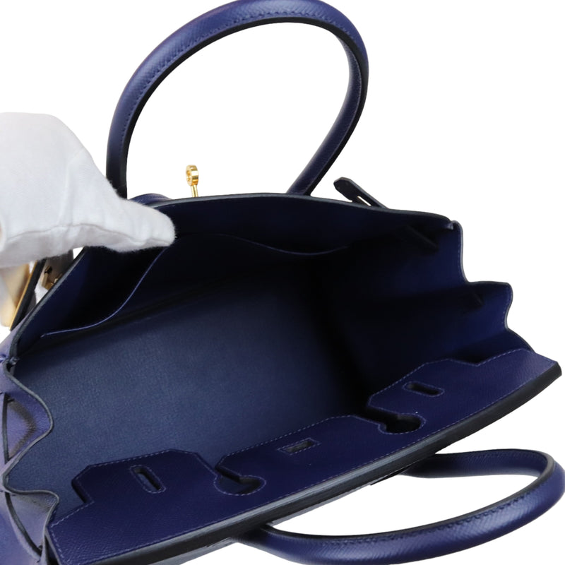 Hermès Birkin 30 Bag Blue Electrique GHW