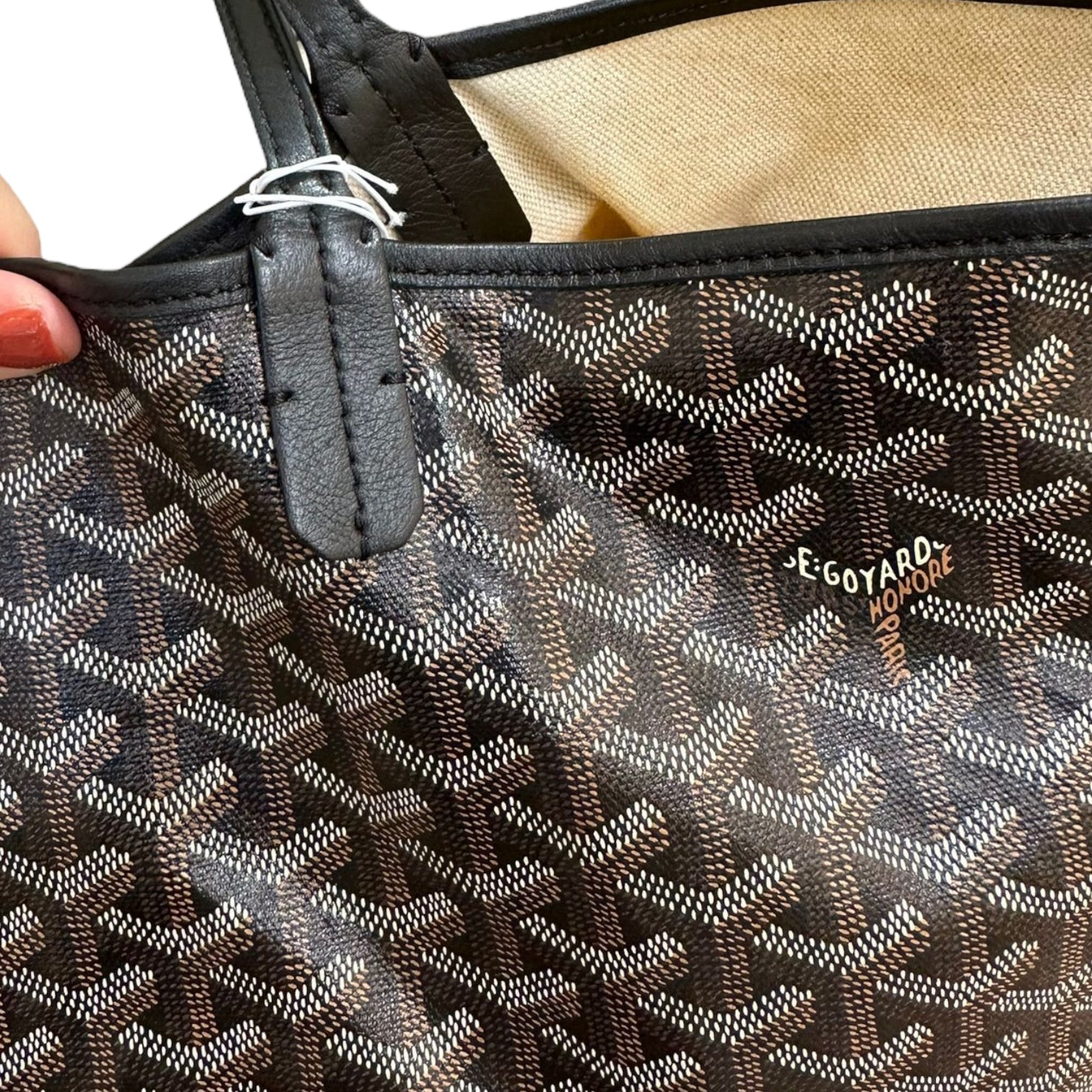 Goyard Saint Louis GM Black Bag Religion