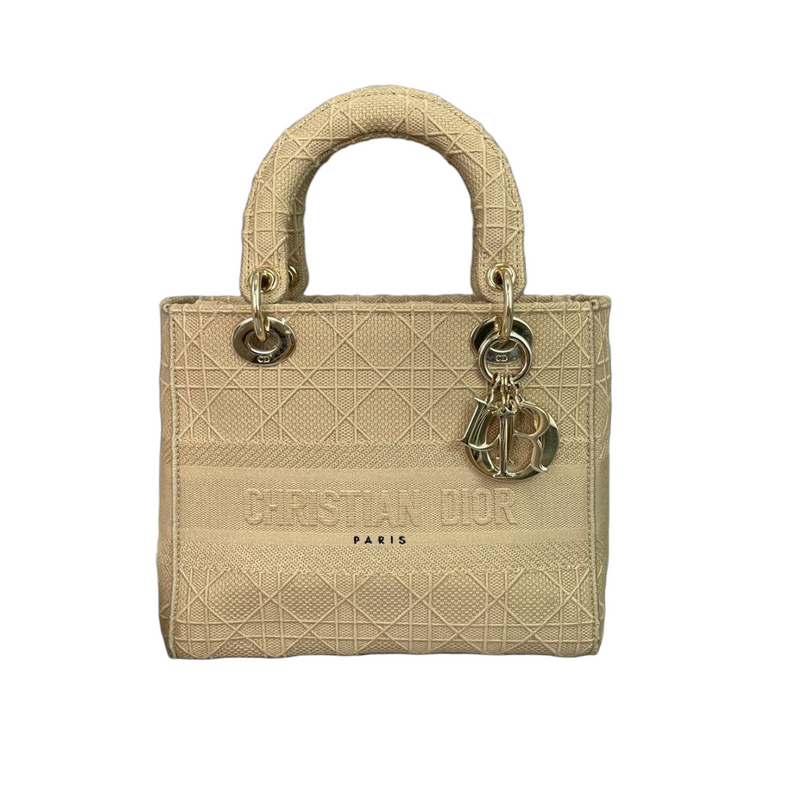 Lady Dior Medium Beige GHW