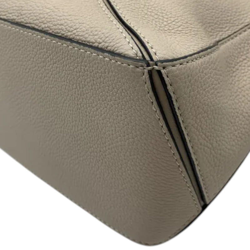 Puzzle Small Grained Calfskin Shoulder Sand SHW