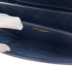 Sunset Medium Calfskin Monogram Navy GHW