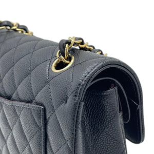 Classic Double Flap Small Caviar Quilted Black GHW