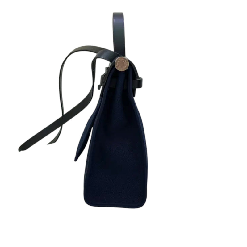 Herbag Zip Retourne 31 PM Toile Vache Hunter Black Blue PHW