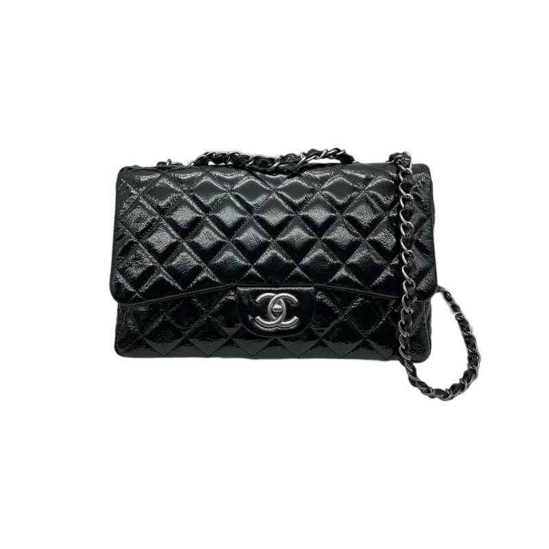 Timeless Classic Single Flap Black SHW