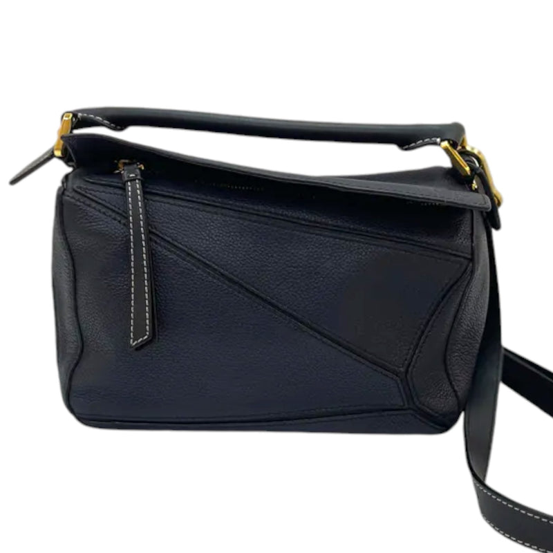 Puzzle Small Crossbody Calfskin Midnight Blue GHW