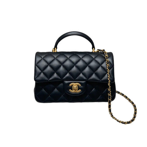 CC Filigree Flap Small Caviar Quilted Black GHW