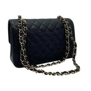 Classic Double Flap Small Caviar Quilted Black GHW