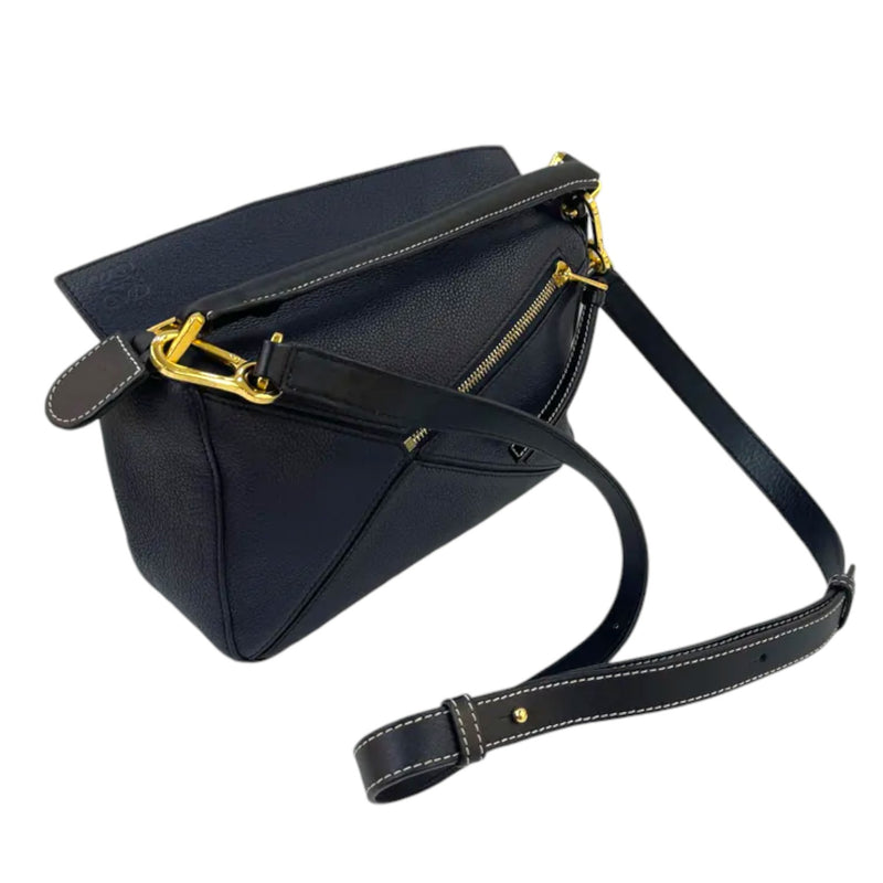 Puzzle Small Crossbody Calfskin Midnight Blue GHW