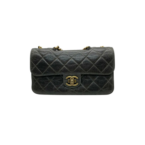 Trendy CC Flap Small Lambskin Quilted Black GHW