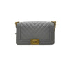 Medium Classic Flap Patent Black SHW