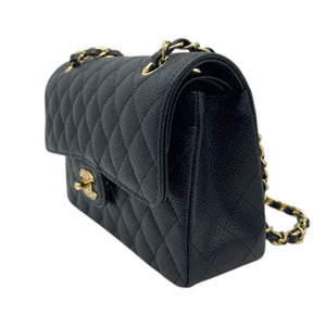 Classic Double Flap Small Caviar Quilted Black GHW