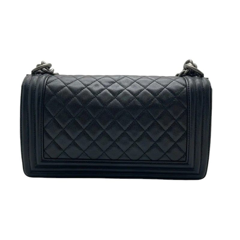 Boy Flap Medium Caviar Quilted Black RHW