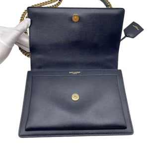 Sunset Medium Calfskin Monogram Navy GHW