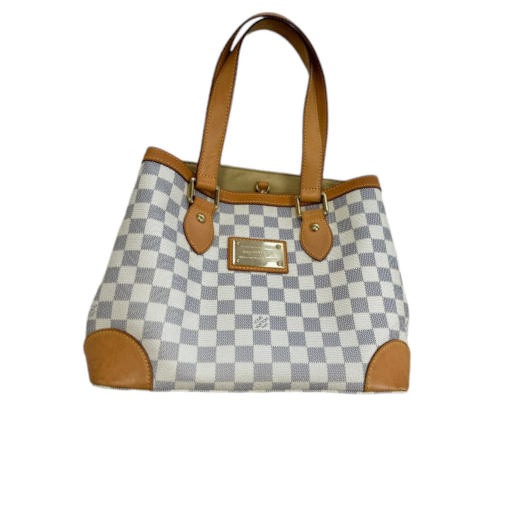 Hampstead PM Damier Azur White GHW