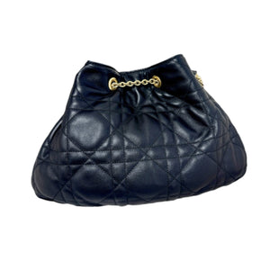 Ammi Small Lambskin Supple Macrocannage Black GHW