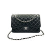 Chanel 22 Small Shiny Calfskin Quilted Black GHW