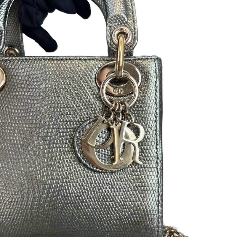 Christian Dior Mini Lizard Lady Bag