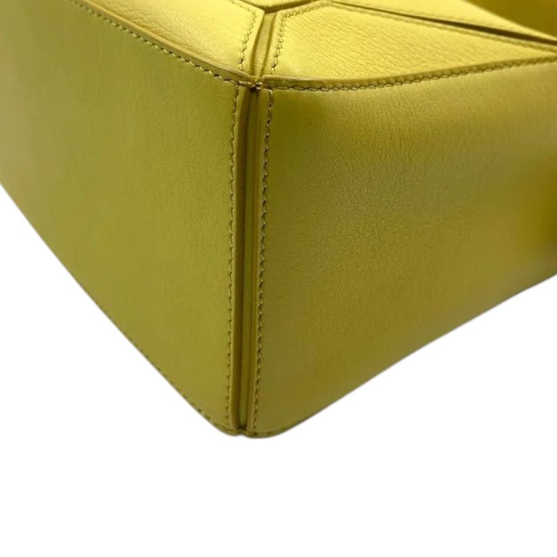 Puzzle Small Calfskin Yellow GHW