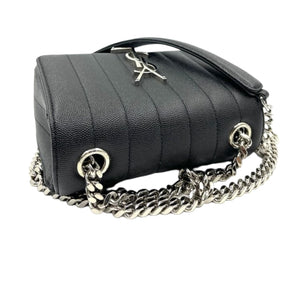 Vicky Chain Small Monogram Black SHW