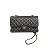 Coco Handle Flap Mini Metallic Caviar Quilted Gold GHW