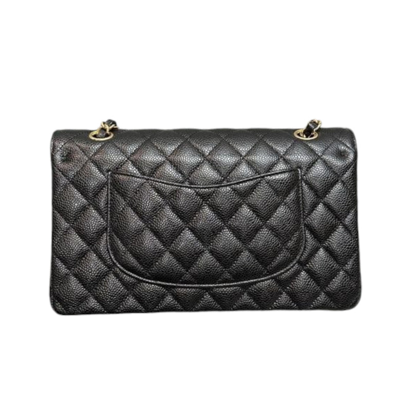 Classic Double Flap Medium Caviar Quilted Black GHW