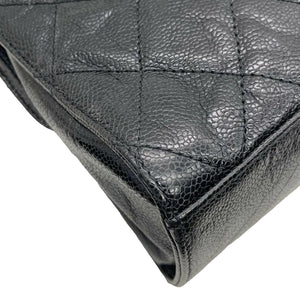 Crumpled Grained Calfskin Jumbo Black RHW