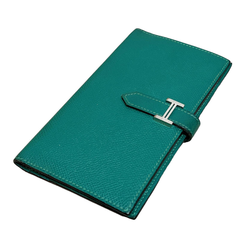 Bearn Gusset Wallet Epsom Green PHW