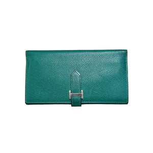 Bearn Gusset Wallet Epsom Green PHW