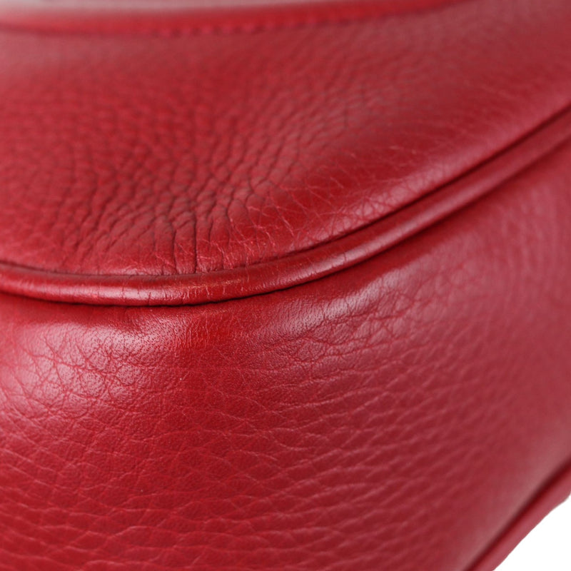 Soho Disco Bag Small Calfskin Red GHW