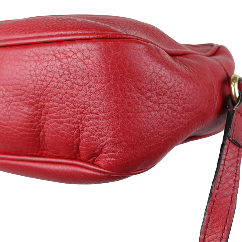 Soho Disco Bag Small Calfskin Red GHW