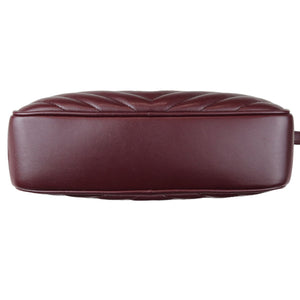 Lou Camera Calfskin Matelasse Monogram Burgundy GHW