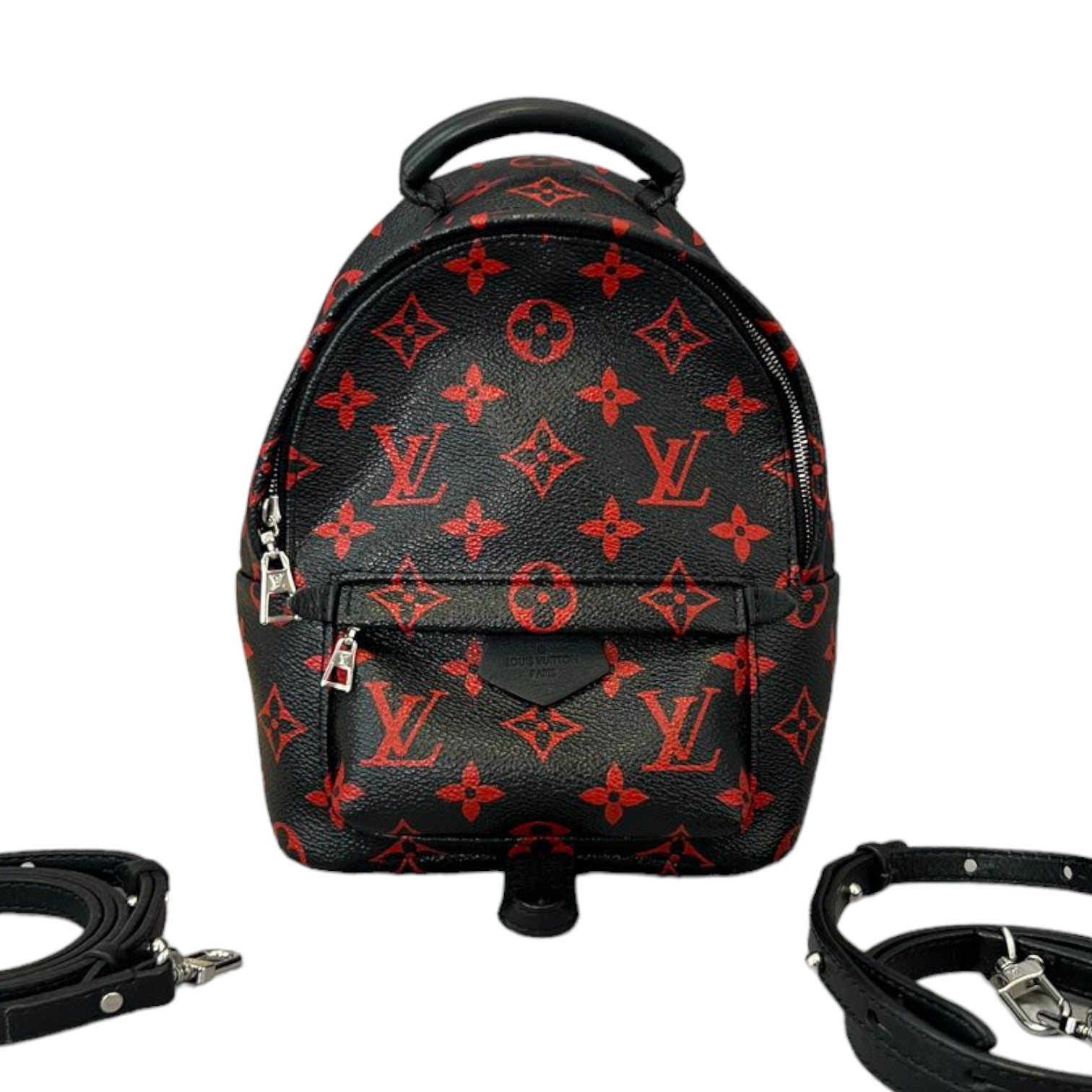 Louis vuitton mini backpack red and black online