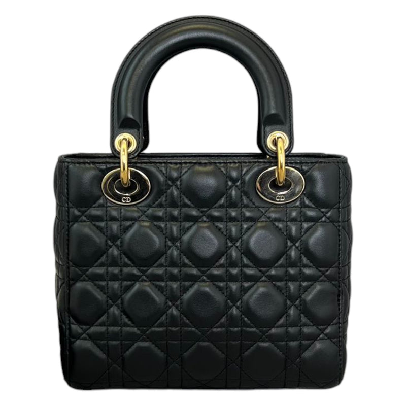 My ABCDior Lady Dior Small Lambskin Quilted Black GHW Bag Religion