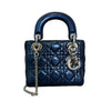 Oblique 30 Montaigne Box Bag Blue GHW