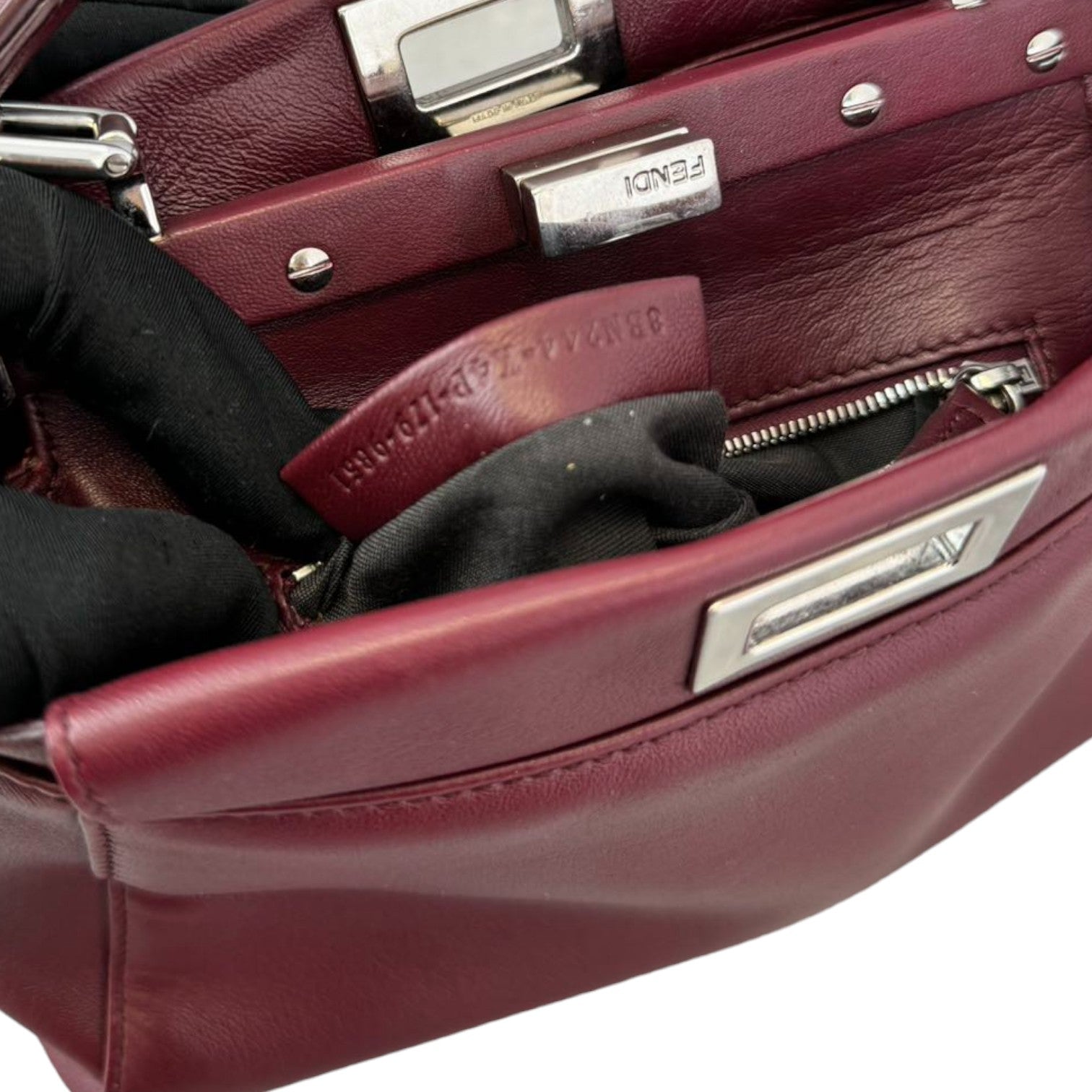 Fendi peekaboo burgundy online