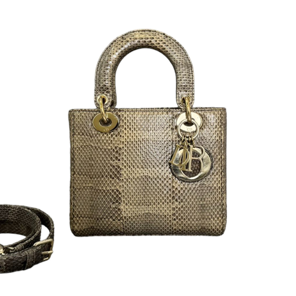 Lady Dior Small Snakeskin Python Multicolor GHW